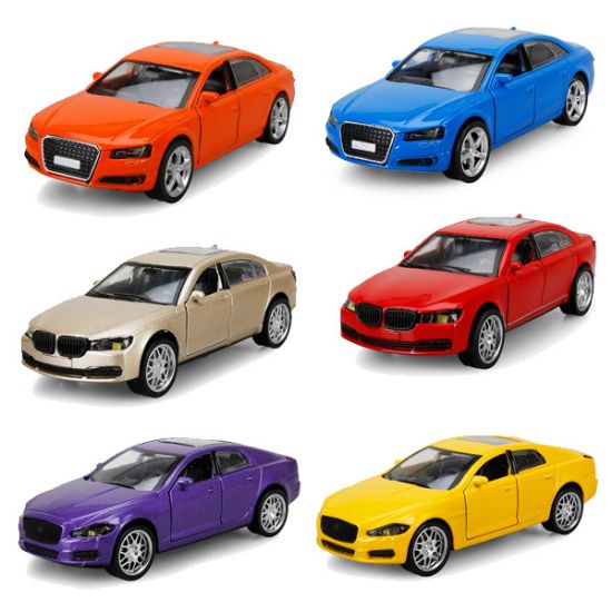 Sunman Oyuncak Maxx Wheels Işıklı Spor Araba 12 Cm  FY5028 (12 Adet) resmi