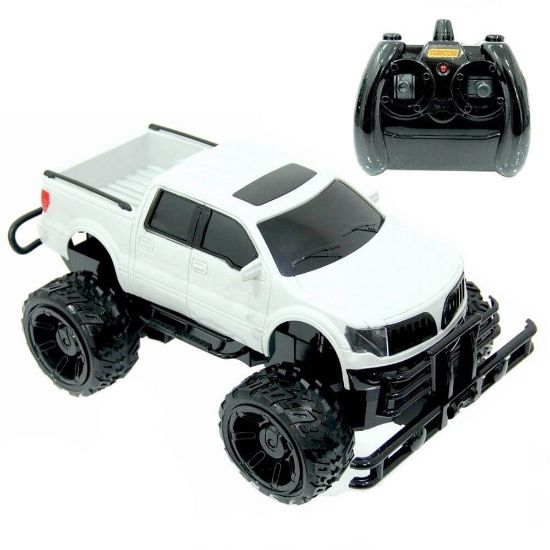 Sunman Oyuncak Işıklı Uzaktan Kumandalı Big Foot Usb Şarjlı Pick Up Araba 34 cm. 1:14 resmi