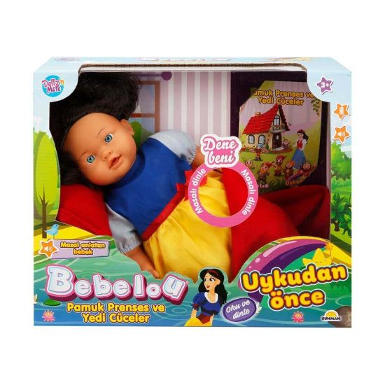 Sunman Bebelou Uykudan Önce Masal Anlatan Bebek P.Prenses Ve 7 Cüceler 40 Cm. resmi