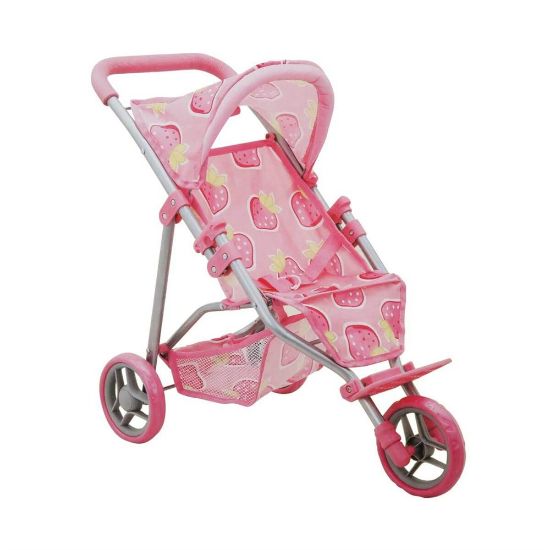 Sunman Metal Puset 3 Tekerlekli Çilek Desenli resmi