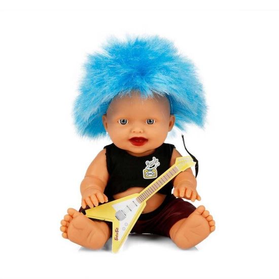 Sunman Oyuncak Punk Nil Bebek Renkli Saçlı 23 Cm 20050 resmi