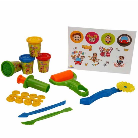 Sunman Crafy Kukuli Sırt Çantalı Oyun Hamuru Seti resmi