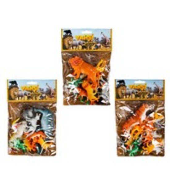 Sunman Oyuncak Vahşi Hayvanlar Poşetli Oyun Seti Orta Boy SUN-S00000711 resmi