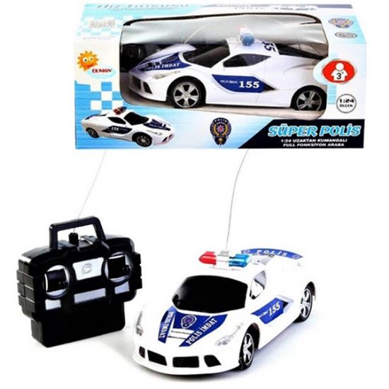 Duman 1:20 Full Fonksiyonlu Pilli Polis Arabası resmi