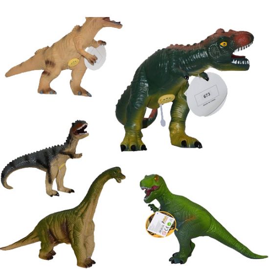 Asya Oyuncak Sesli Dinazorlar 6 Ass. 08909-672/673/675 resmi