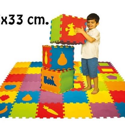 Matrax Eva Puzzle|33x33Cm.x 7 MM.| Geometrik Şekiller resmi