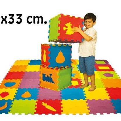 Matrax Eva Puzzle|33x33Cm.x 7 MM.| Geometrik Şekiller resmi
