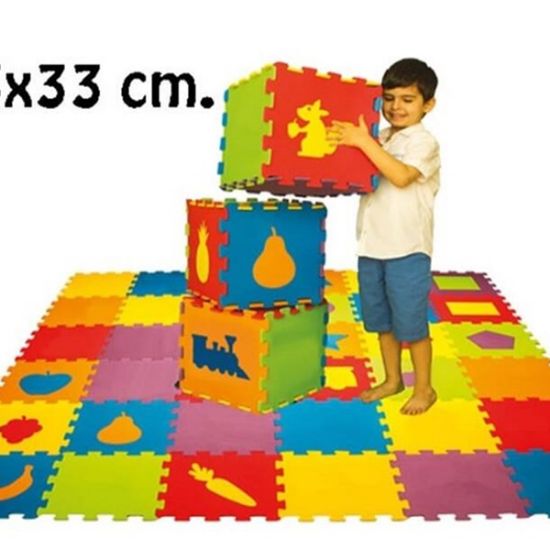 Matrax Eva Puzzle|33x33Cm.x 7 MM.| Geometrik Şekiller resmi