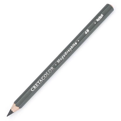 Cretacolor Mega Graphite Pencils 4B (Mega Dereceli Kalem) 170 04 (12 Adet) resmi