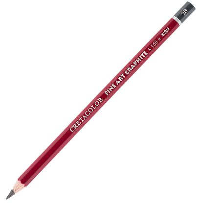 Cretacolor Cleos Fine Art Graphite Pencils 9B (Dereceli Çizim ve Grafit Kalemi) 160 09 (3 Adet) resmi