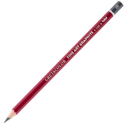 Cretacolor Cleos Fine Art Graphite Pencils 6B (Dereceli Çizim ve Grafit Kalemi) 160 06 (3 Adet) resmi