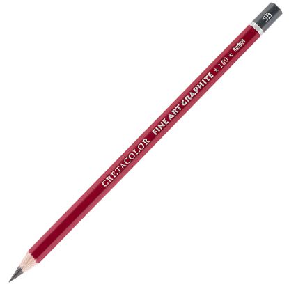 Cretacolor Cleos Fine Art Graphite Pencils 5B (Dereceli Çizim ve Grafit Kalemi) 160 05 (3 Adet) resmi