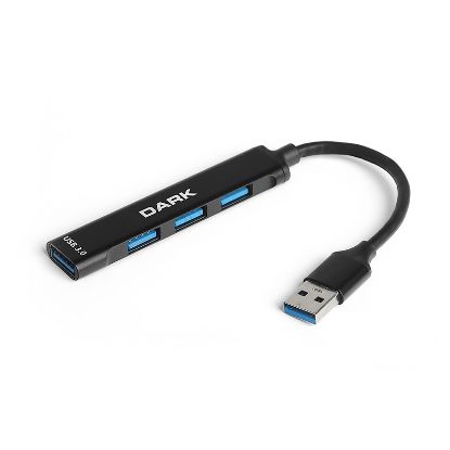 Dark Dk-Ac Usb310 Siyah Connect Master X4 USB 3.0 - 4 Port USB 3.0 Hub resmi