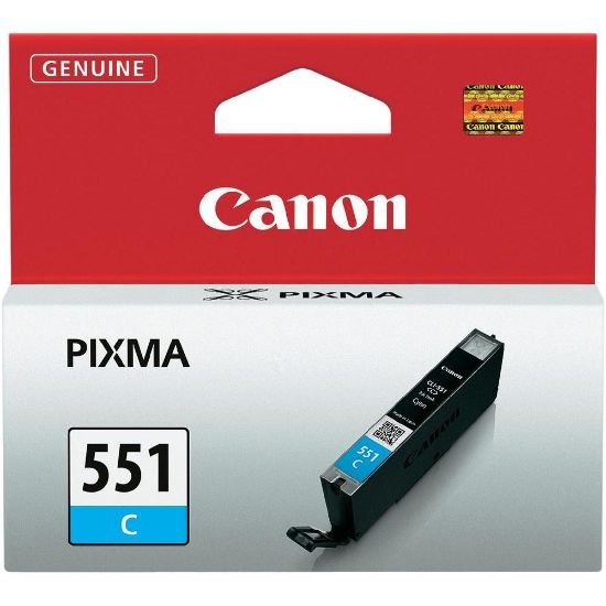 Canon CLI-551C Cyan Mavi Mürekkep Kartuş IP7250 MX925 resmi