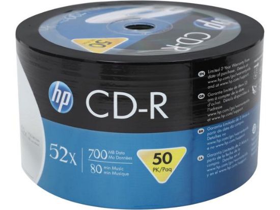 Hp Cd-R 700Mb/80Mın 52X 50 li Shrink  resmi
