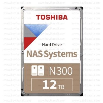 Toshiba 12TB N300 7200RPM 256MB Cache Sata 3 HDWG21CUZSVA NAS Disk  resmi