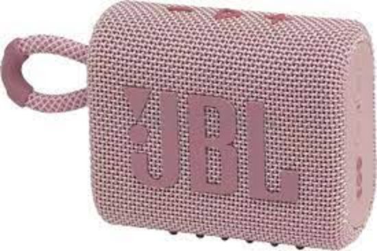 JBL Go 3 Bluetooth Hoparlör pembe IP67 resmi
