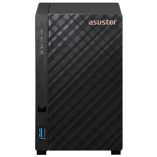 ASUSTOR AS1102T REALTEK RTD1296 2 DİSK YUVASI NAS(2X18TB DESTEĞİ) 1GB DDR4 2.5 GBE X 1 USB 3.2 X 2 resmi