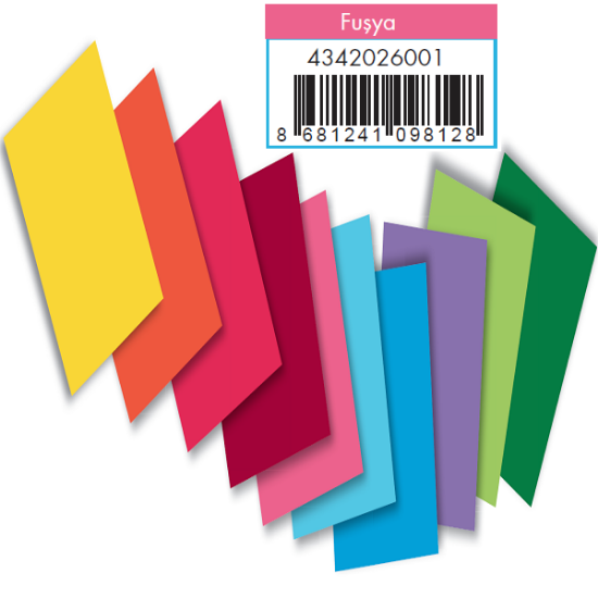 Adel Fon Kartonu 100 LÜ 50x70 160 GR Fuşya 434 2026 001 (100 Adet) resmi