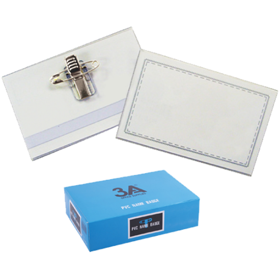 3A Kart Kabı İğneli Şeffaf 900 (50 Adet) resmi