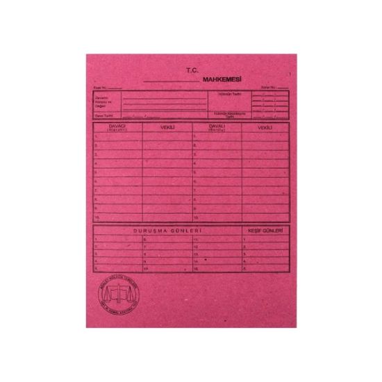 Alemdar Mahkeme Dosyası Pembe 500 Lü (50 Adet) resmi