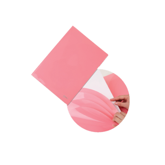 Comix L Tipi Dosya Bölmeli A4 Mat Renkler JP1001 (10 Adet) resmi