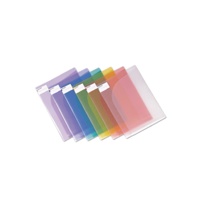 Comix Dosya Çift Taraflı 22x30.7 Şeffaf Renkler A1752 (10 Adet) resmi