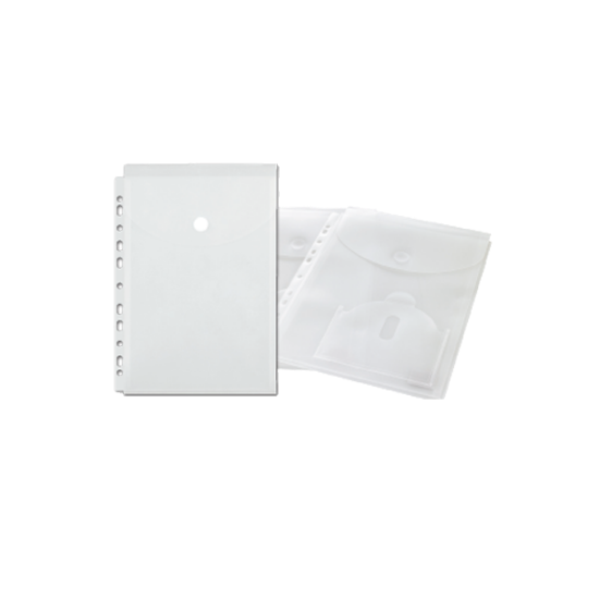 Comix Cırtcırtlı Dosya CD Lİ 2 Bölmeli Dikey A4 A6990 (10 Adet) resmi