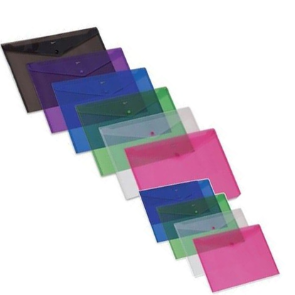 Comix Çıtçıtlı Dosya A4 şeffaf A1853 (12 Adet) resmi