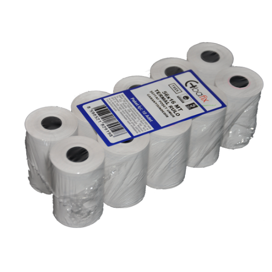 Bafix Yazar Kasa Rulosu Termal 56x16 Mt (10 Adet) resmi