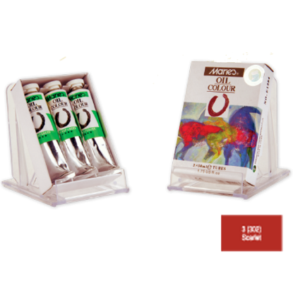 Maries Yağlı Boya 50 ML Scarlet (Kırmızı) 302 E1384-3 (3 Adet) resmi