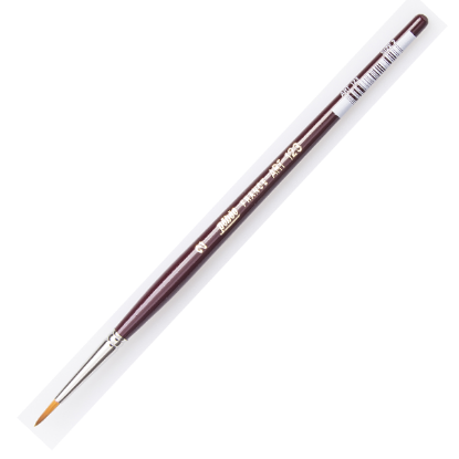 Pebeo Fırça İyi Kalite Sentetik Kıllı Sulu Boya 123 02 (12 Adet) resmi