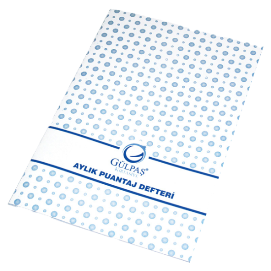 Gülpaş Aylık Puantaj Defteri Büyük 12 Yp 126 (24 Adet) resmi