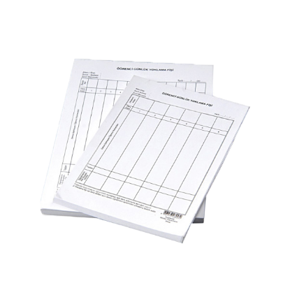 Gülpaş Öğrenci Yoklama Fişi 8 Derslik 100 LÜ 455 (12 Adet) resmi