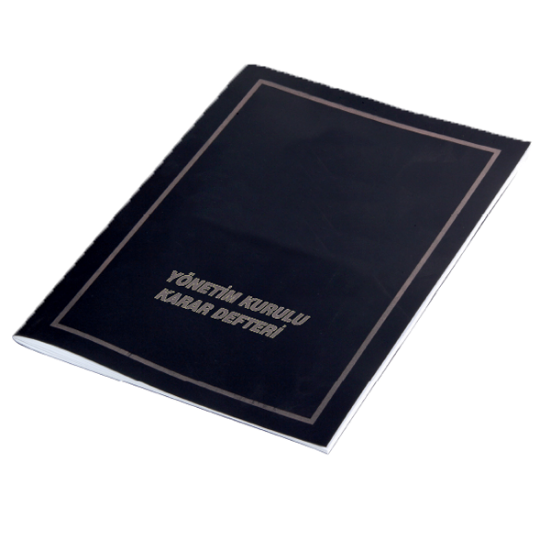 Gülpaş Yönetim Kurulu Karar Defteri Plastik Kapak 40 Yp  (12 Adet) resmi