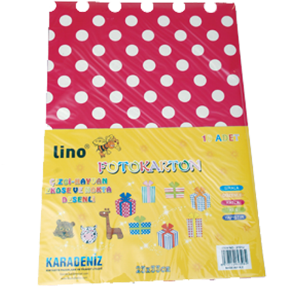 Lino Desenli Karton Foto 23x33 CM 2701J (10 Adet) resmi