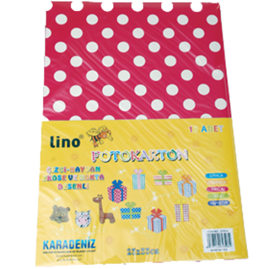 Lino Desenli Karton Foto 23x33 CM 2701J (10 Adet) resmi