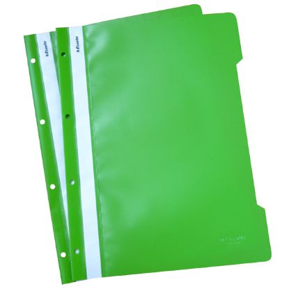 Esselte Telli Dosya Plastik A4 Yeşil SLT-4199 (50 Adet) resmi