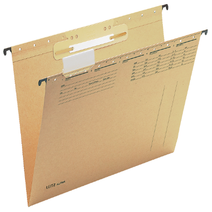 Leitz Askılı Dosya Telsiz Karton A4 10 LU Kahverengi 1915-30-00 (10 Adet) resmi