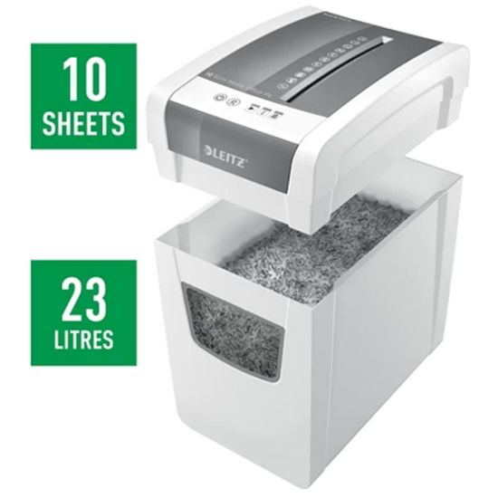 Leitz Evrak İmha Makinesi IQ Slim Home Office Beyaz L-8001 resmi