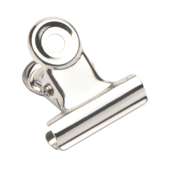 Mas Kıskaç (Klips) Yaylı Metal 22 MM 938 (24 Adet) resmi