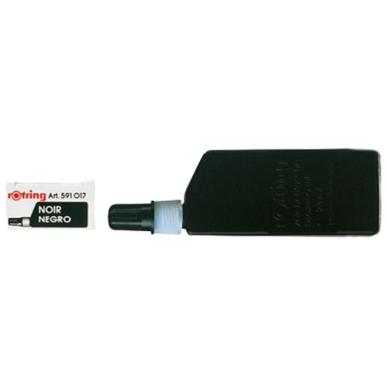 Rotring Rapido Mürekkebi Isograph 23 ML Siyah S0194660 resmi