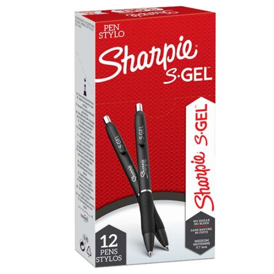 Sharpie Jel Kalem Mürekkepli 0.7 MM Siyah 2136595 (12 Adet) resmi