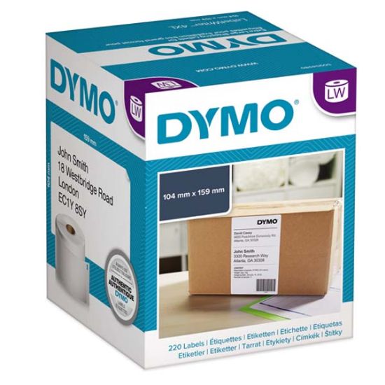 Dymo Ekstra Geniş Sevkiyat Etiketi 220 Etiket 104x159 MM LW 4XL resmi