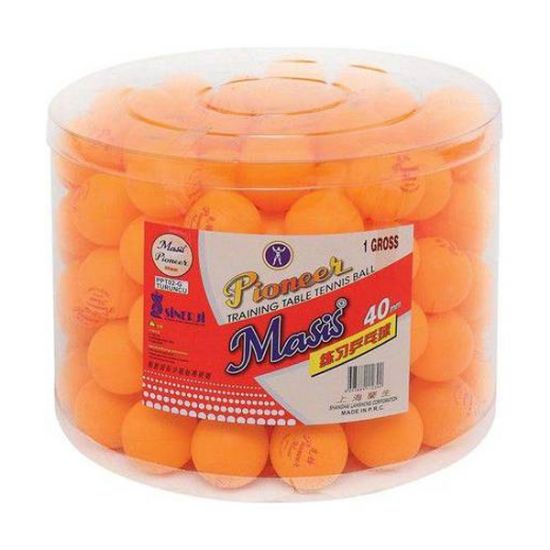 Masis Pin Pon Topu Pioneer 40 MM Renkli PPT03-G (144 Adet) resmi