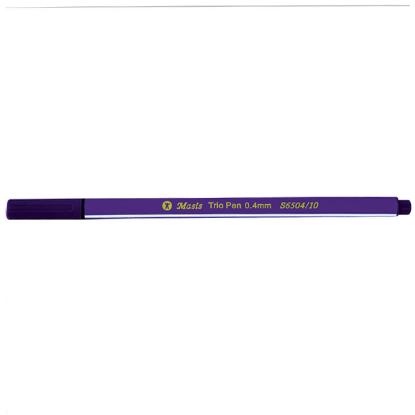 Masis Trio Pen 0.4 MM Mor S6504-10 (10 Adet) resmi