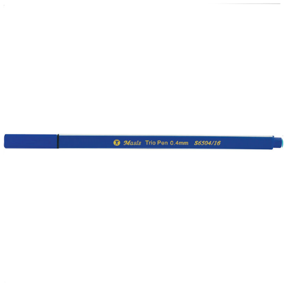 Masis Trio Pen 0.4 MM Koyu Mavi S6504-16 (10 Adet) resmi