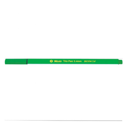 Masis Trio Pen 0.4 MM Açık Yeşil S6504-14 (10 Adet) resmi