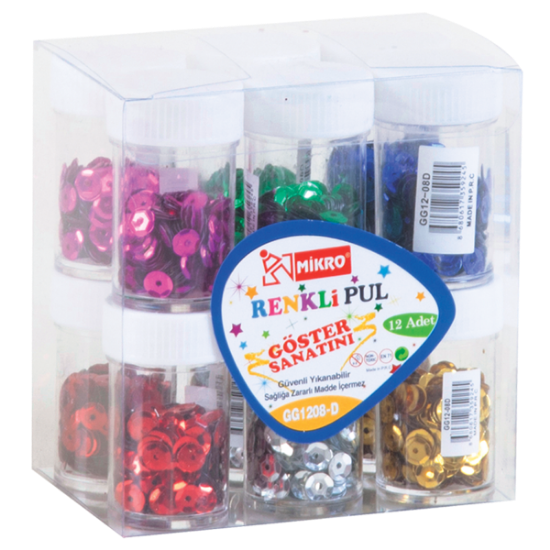 Mikro Elişi Pulu Sim Yuvarlak GG 1208-D (12 Adet) resmi