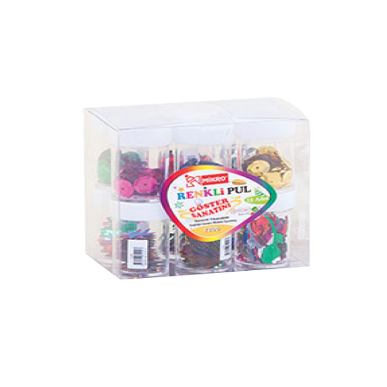 Mikro Elişi Pulu Karışık Şekilli 1206   (12 Adet) resmi